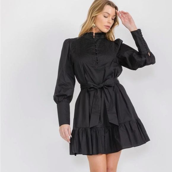 Sugarlips Black Long Sleeve Dress - Picture 1 of 3